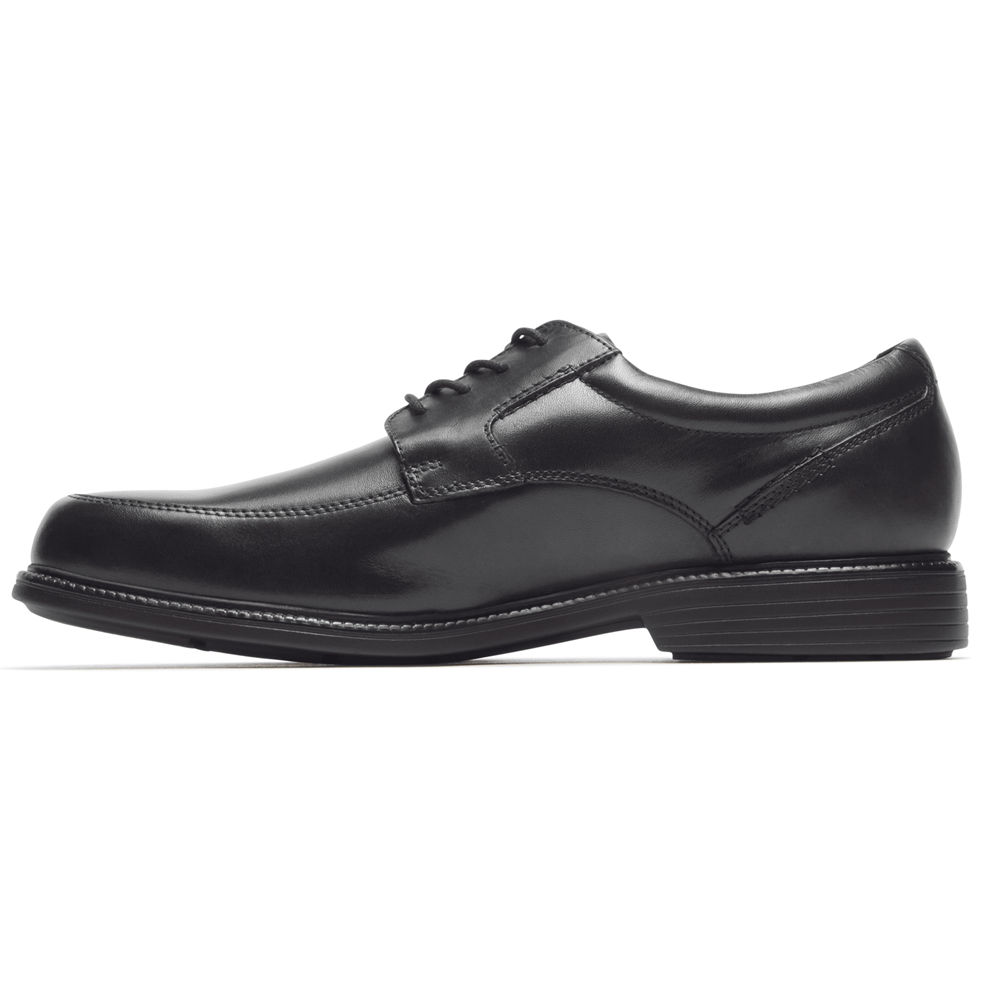 Rockport Finskor Herr Svarta - Charles Road Apron Toe - VEQKL8621